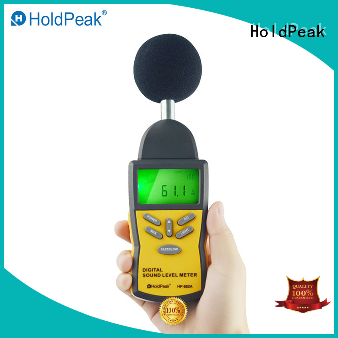 HoldPeak portable sound measuring instrument environment for measuring steady state noise