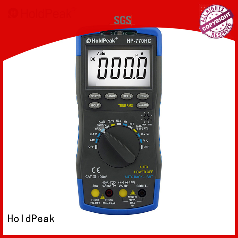 HoldPeak anti-dropping discount multimeters for business for electronic